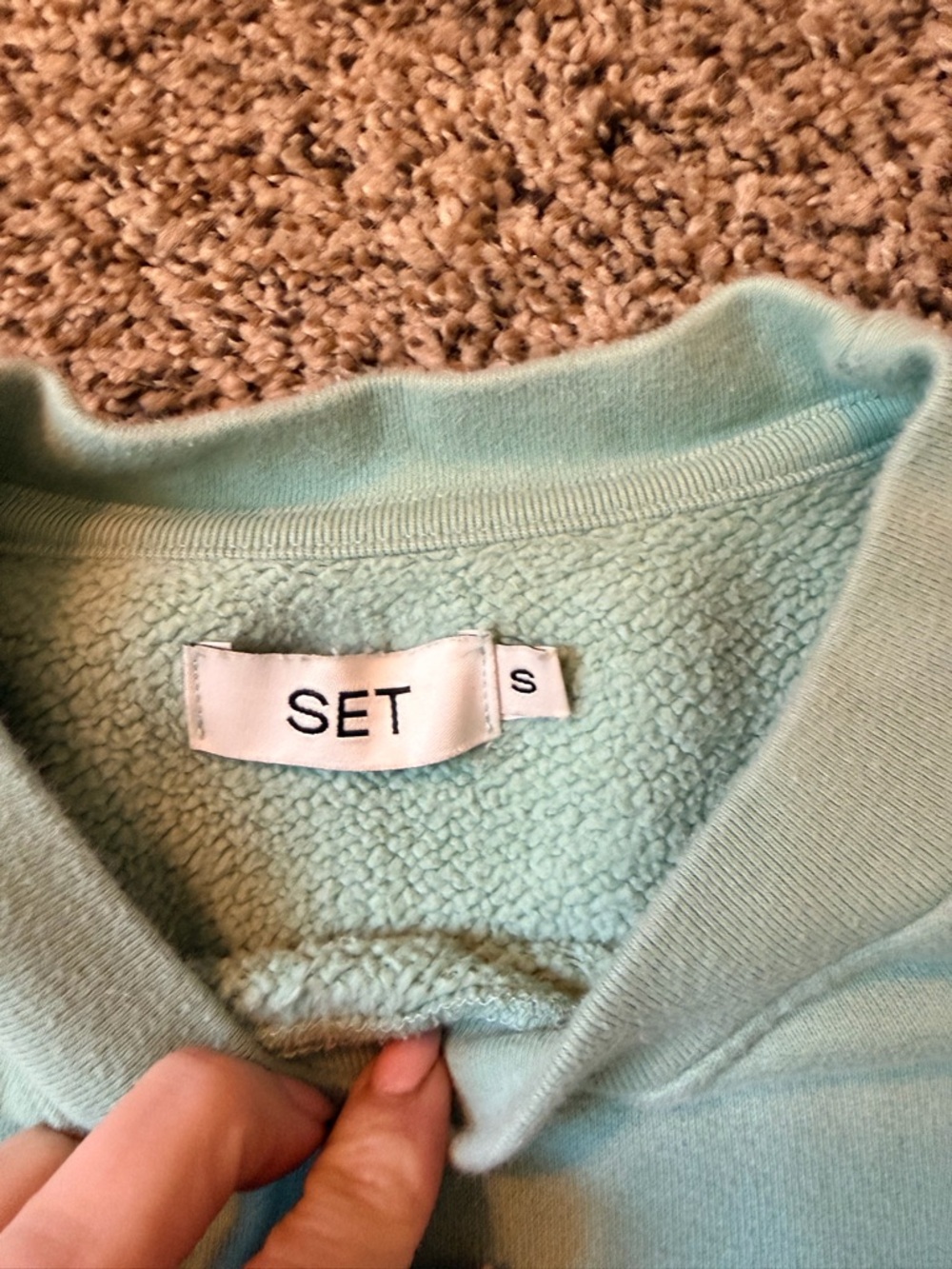 SET Active Mint Green Crewneck Sweatshirt - Picture 5 of 7